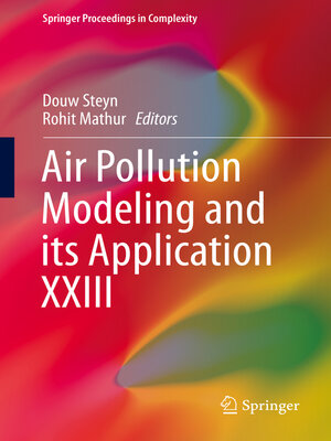 cover image of Air Pollution Modeling and its Application XXIII